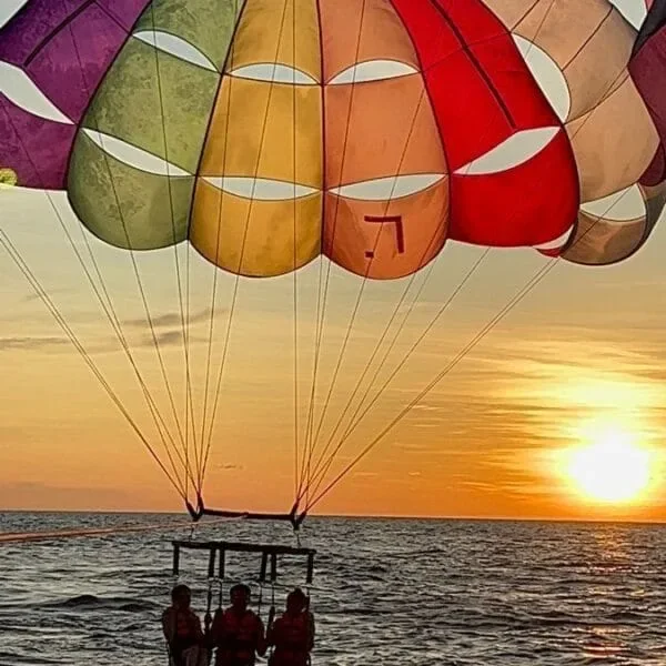 Parasailing Parachute Over the Red Sea — Hurghada & The Red Sea